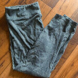 Matty M plaid legging-pants - 1X